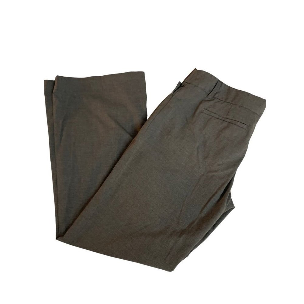 10‎ Dalia Collection Women's Gray Lightweight Dress Pants Modern Fit